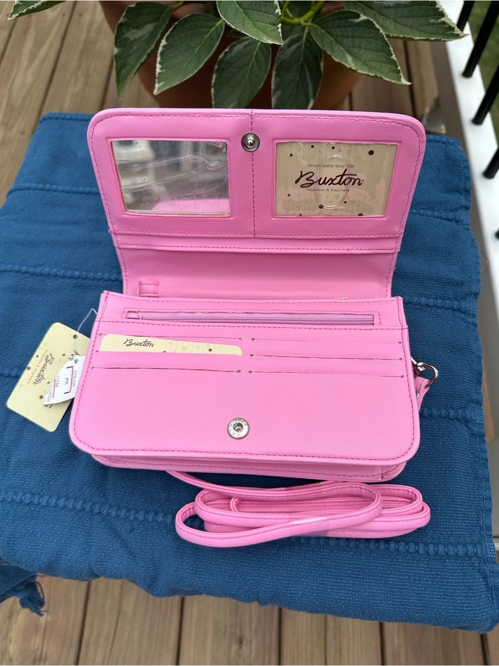 Buxton Bubblegum Pink Crossbody Bag